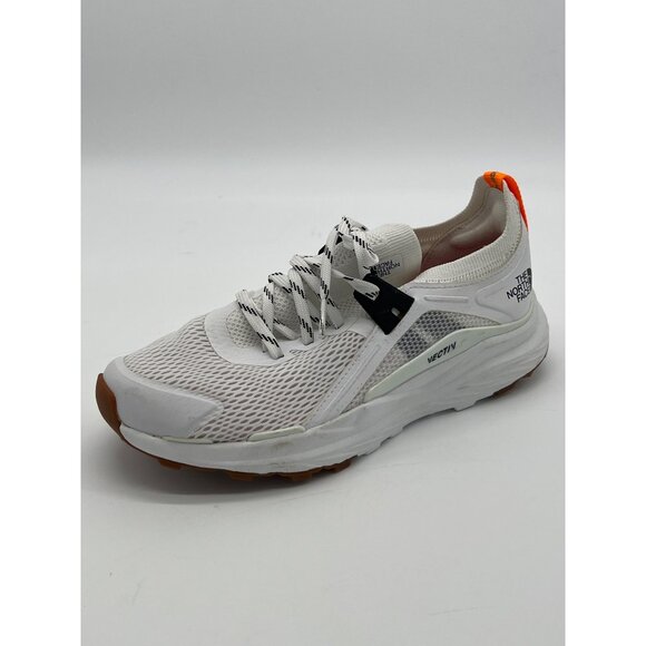 The North Face Womens Vectiv Trail Running Shoe White Mesh & Orange Size 7 Singl - Picture 1 of 8